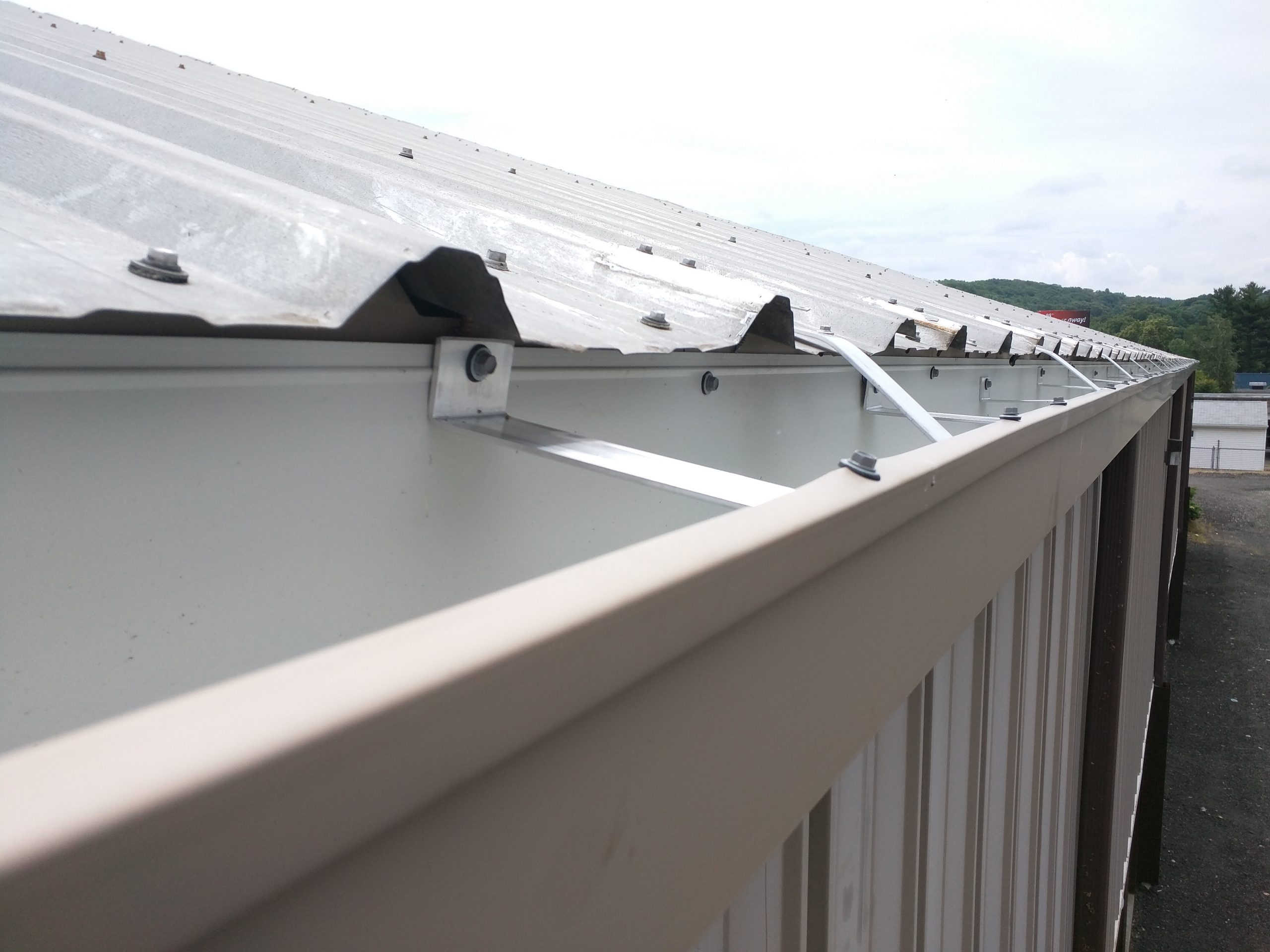 Gutters 1 Gutter system close up
