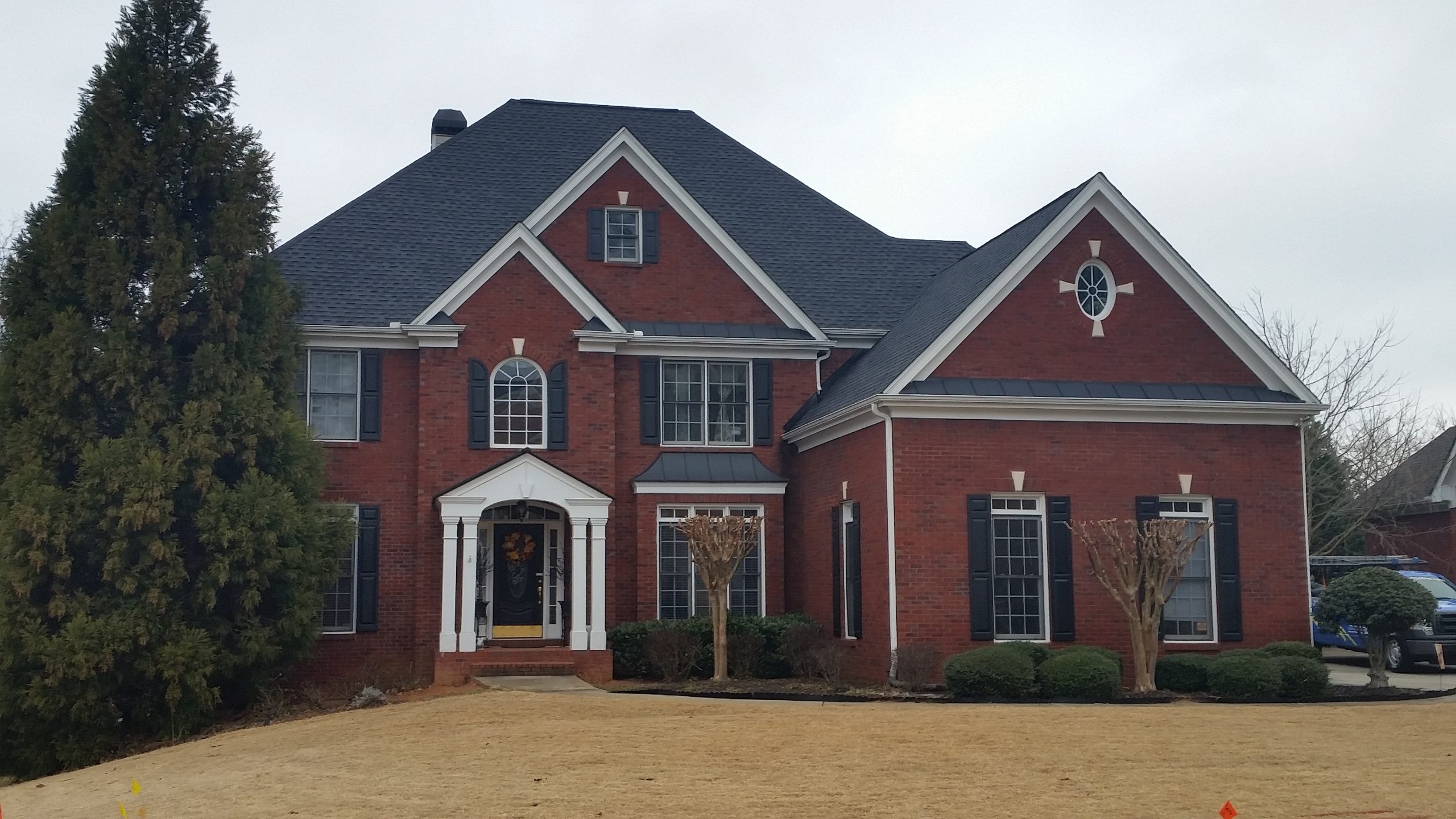 Roofing 10 Roof Replacement on Burgundy Roswell GA home
