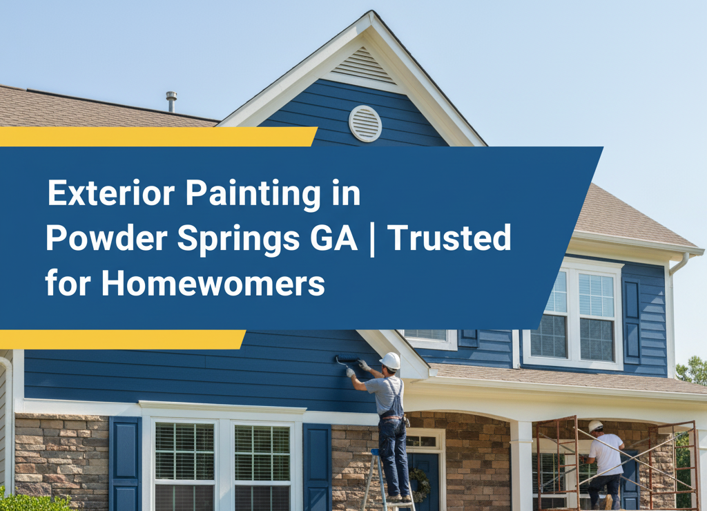 Industrial facility painting Georgia - commercial exterior painting contractor Atlanta industrial buildings completed project