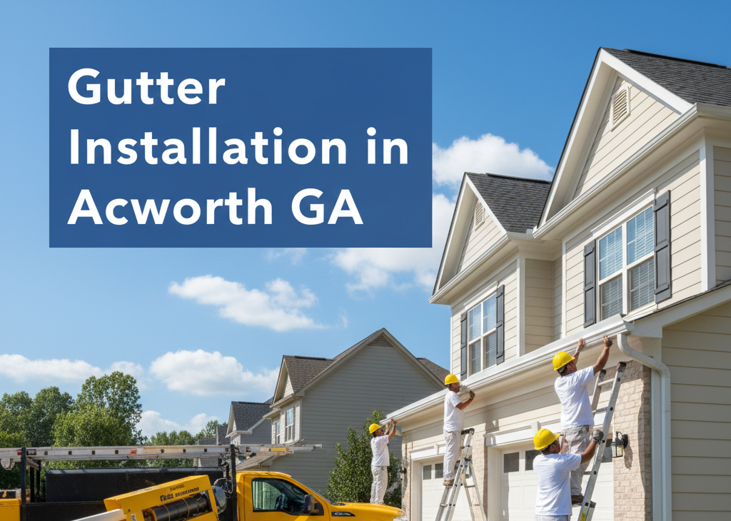 Commercial gutter installation — Pro Roofing & Siding