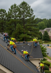 what to do roof leaking heavy rain acworth ga featured