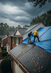 what to do when roof is leaking during georgia storm acworth featured